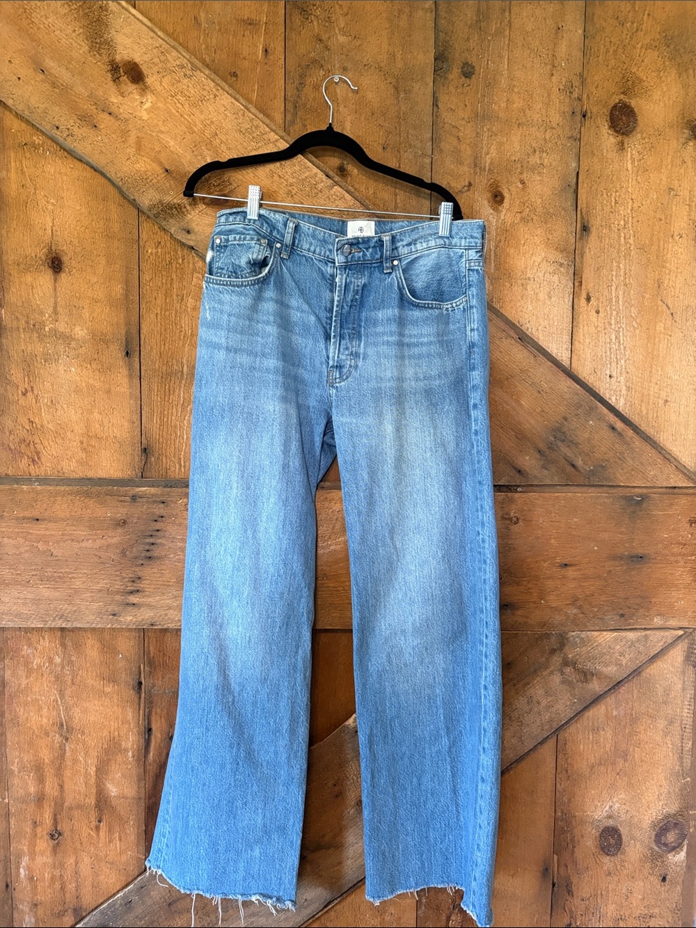 Anine Bing Light Blue Flare Jeans